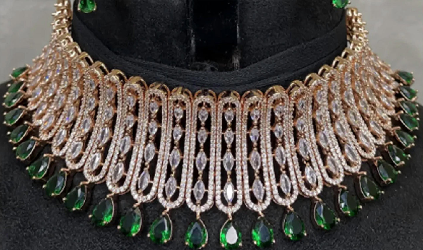 Zaalima Fashion - Women's Diamond Necklace