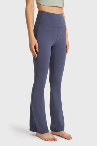 Trendsi - Flare Yoga Pants With Elastic Waist Pants