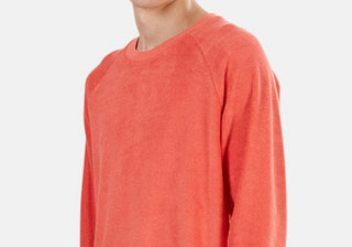 La Paz Men's Cunha Sweatshirt Sweater in Coral Size XL