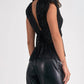 Elan - Vienna Sleeveless Plunge Blouse