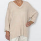 6397 - Slinky V-neck Sweater