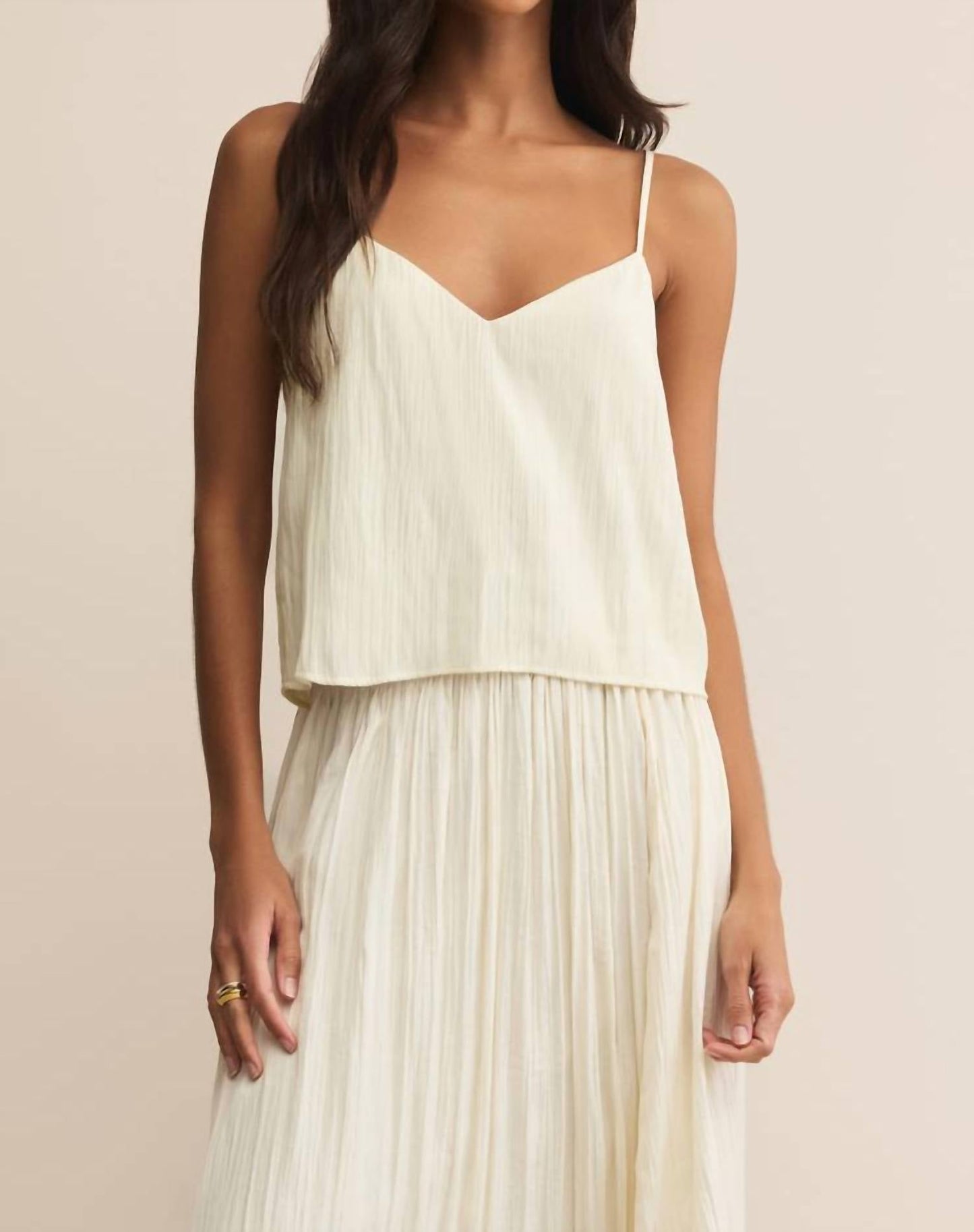 Z Supply - Fiore Satin Crop Tank