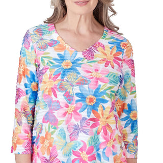 Alfred Dunner - Paradise Island Floral Top