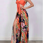 Little Secret Of Mine - Women's Palazzo Pants With Crop Top Set