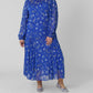 Never Fully Dressed - Blue Running Paisley Bibi Maxi Dress - Plus