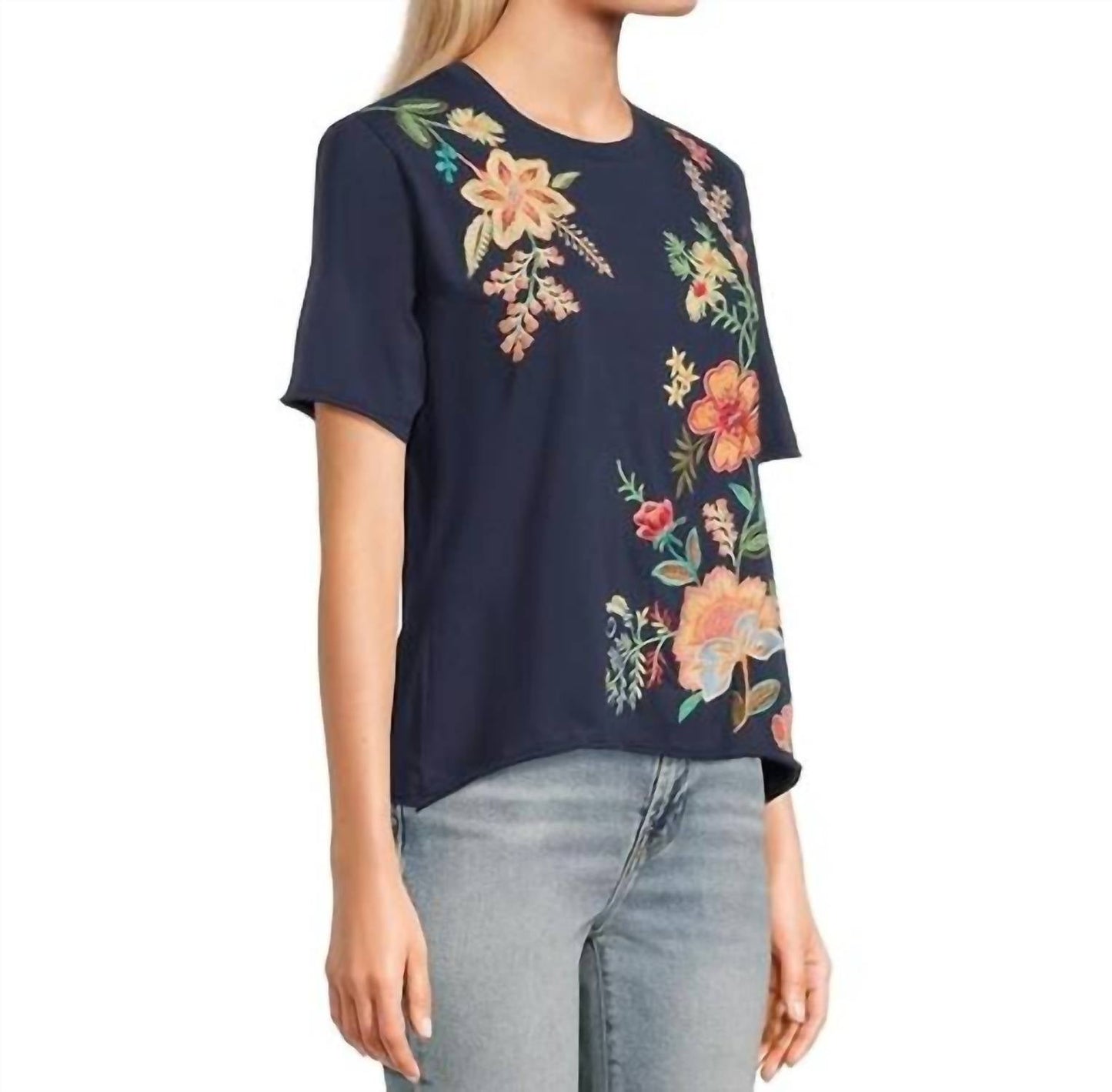 Johnny Was - RAW SEAM TEE ISHANI