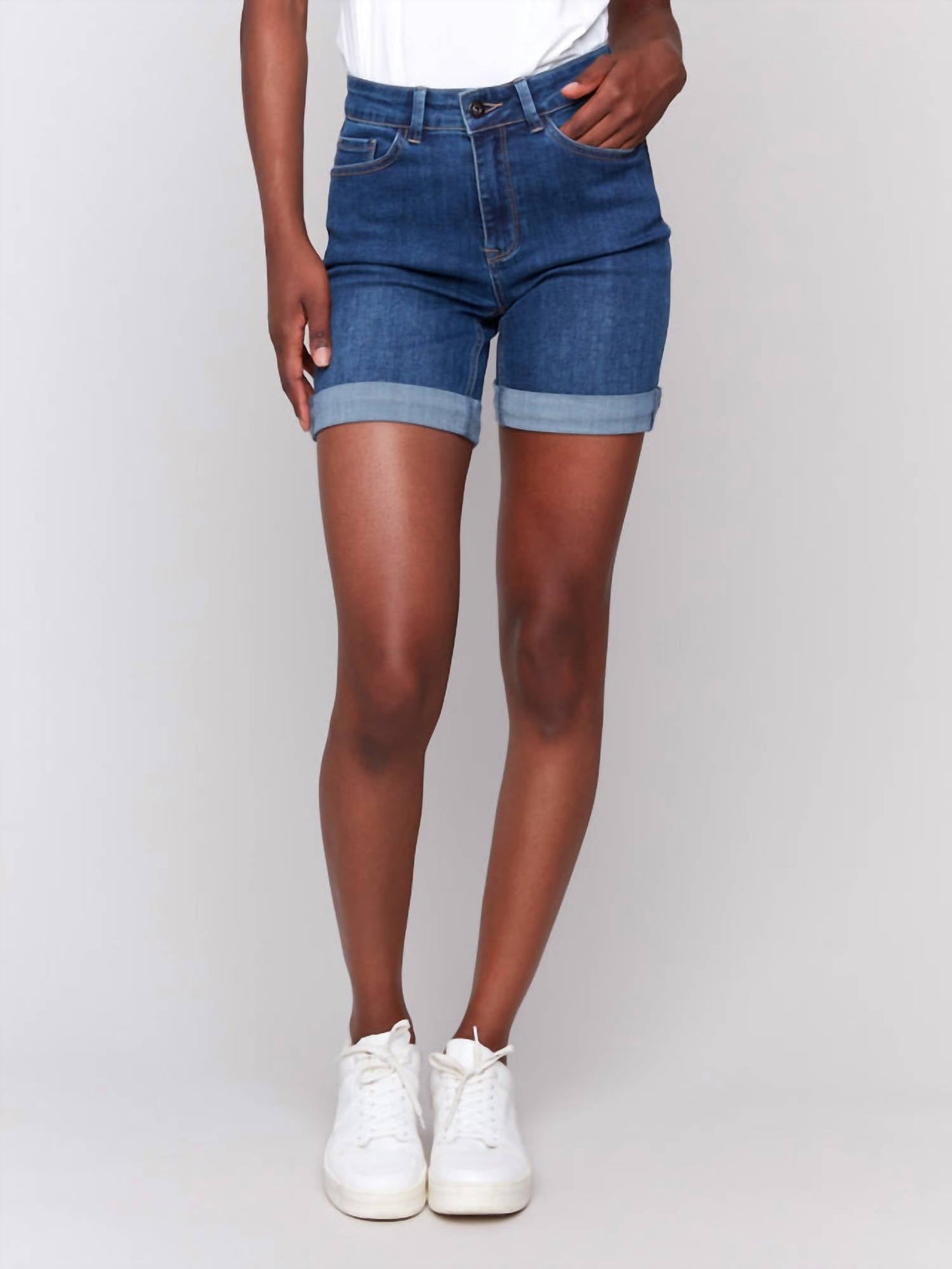 Charlie B - Rolled Up Cuff Shorts