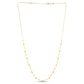 14k Yellow Gold Bead Necklace