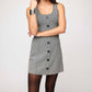 Fifteen Twenty - Avery Button Front Sleeveless Dress