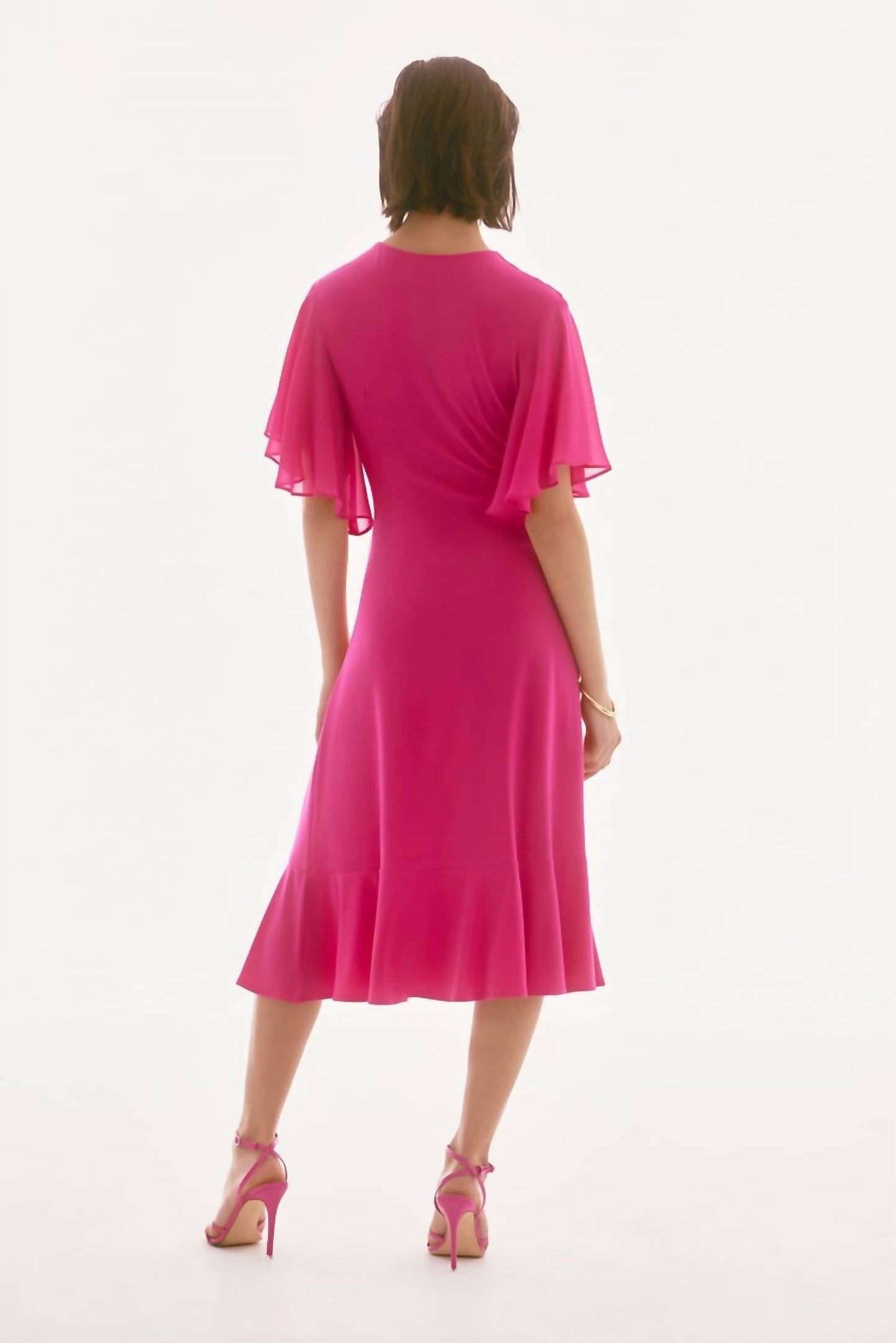 Joseph Ribkoff - Chiffon Flowy Wrap Dress