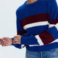 Pistola - Women's Azure Claret Stripe Sweater