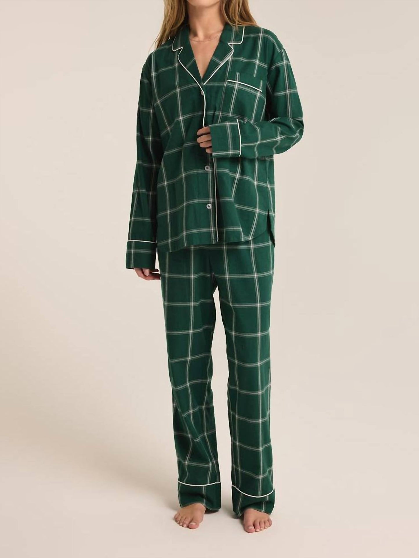 Z Supply - Dreamer Plaid Flannel Set