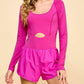 Tcec - Race You to It Long Sleeve Active Romper