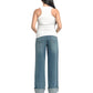 1822 Denim - Maternity Roll Cuff Wide Leg Jean with Bellyband