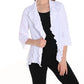 Frank Lyman - Woven Open-front Cardigan