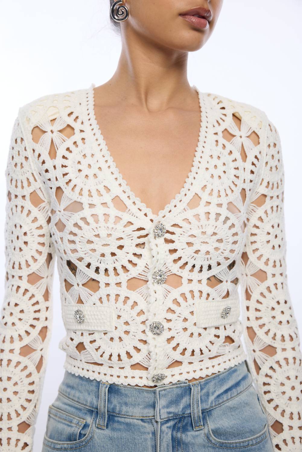 Generation Love - Melody Crochet Cardigan