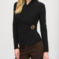 Joseph Ribkoff - Silky Knit Fitted Wrap Top