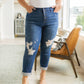 Judy Blue - High Rise Button Fly Distressed Jean