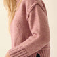 Promesa - Vana Exposed Seam Long Sleeve Sweater
