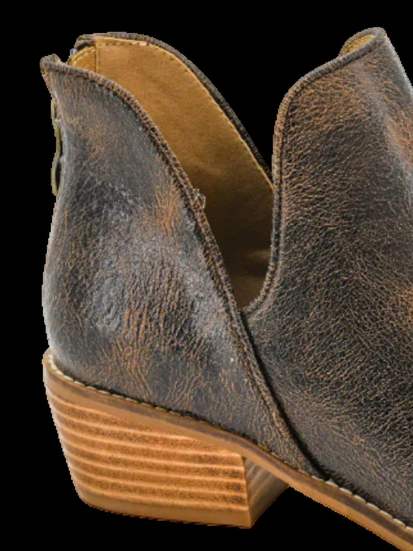 Corkys Footwear - Women's Crinkle Vanish Ankle Bootie