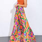Flying Tomato - Sunset Getaway Crochet & Print Maxi Dress
