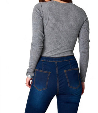 Buddylove - Holly Long Sleeve Button Up Bodysuit