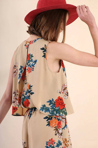 Umgee - Floral Pocket Romper