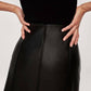 Dl1961 - Women'S - Alma Button Front Leather Skirt