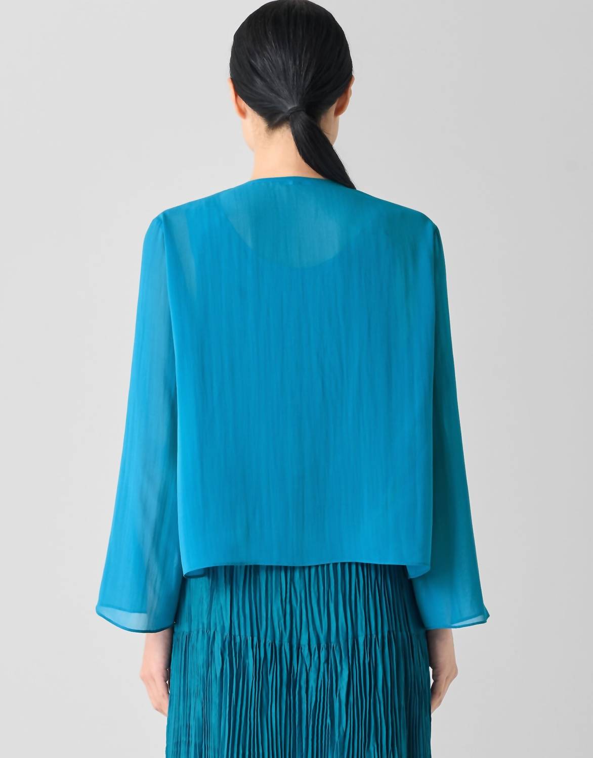 Eileen Fisher - SILK WRAP JACKET