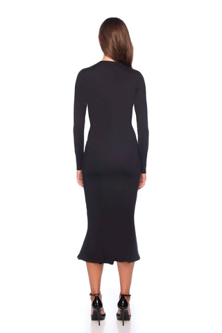 Susana Monaco - Crew Trumpet Midi Dress