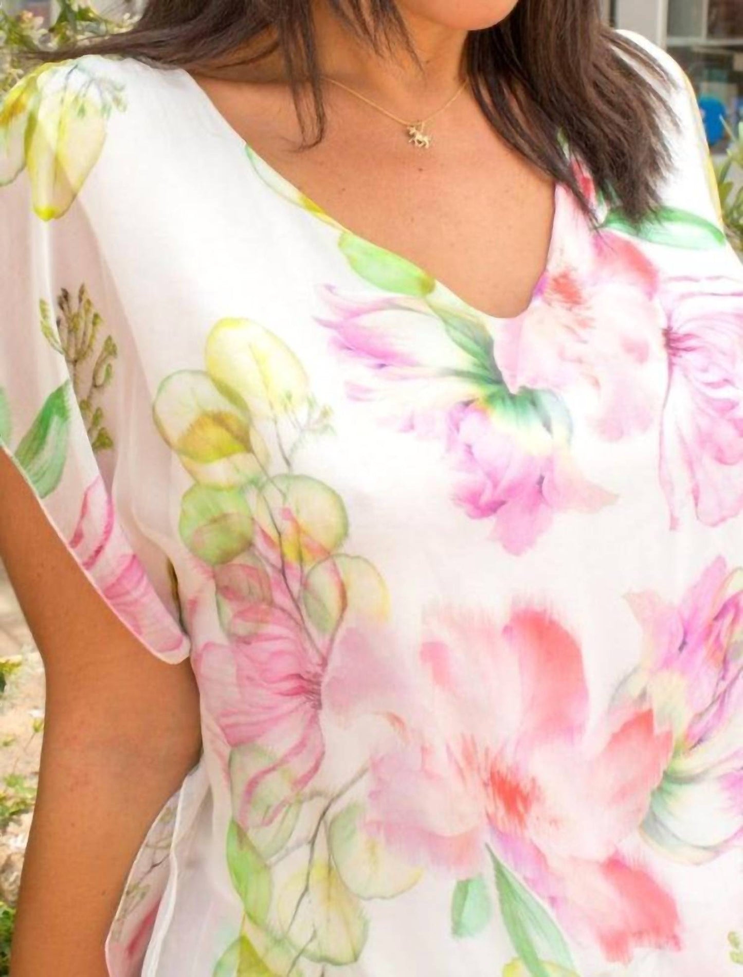 Gigi Moda - Amante Fiore Silk Top