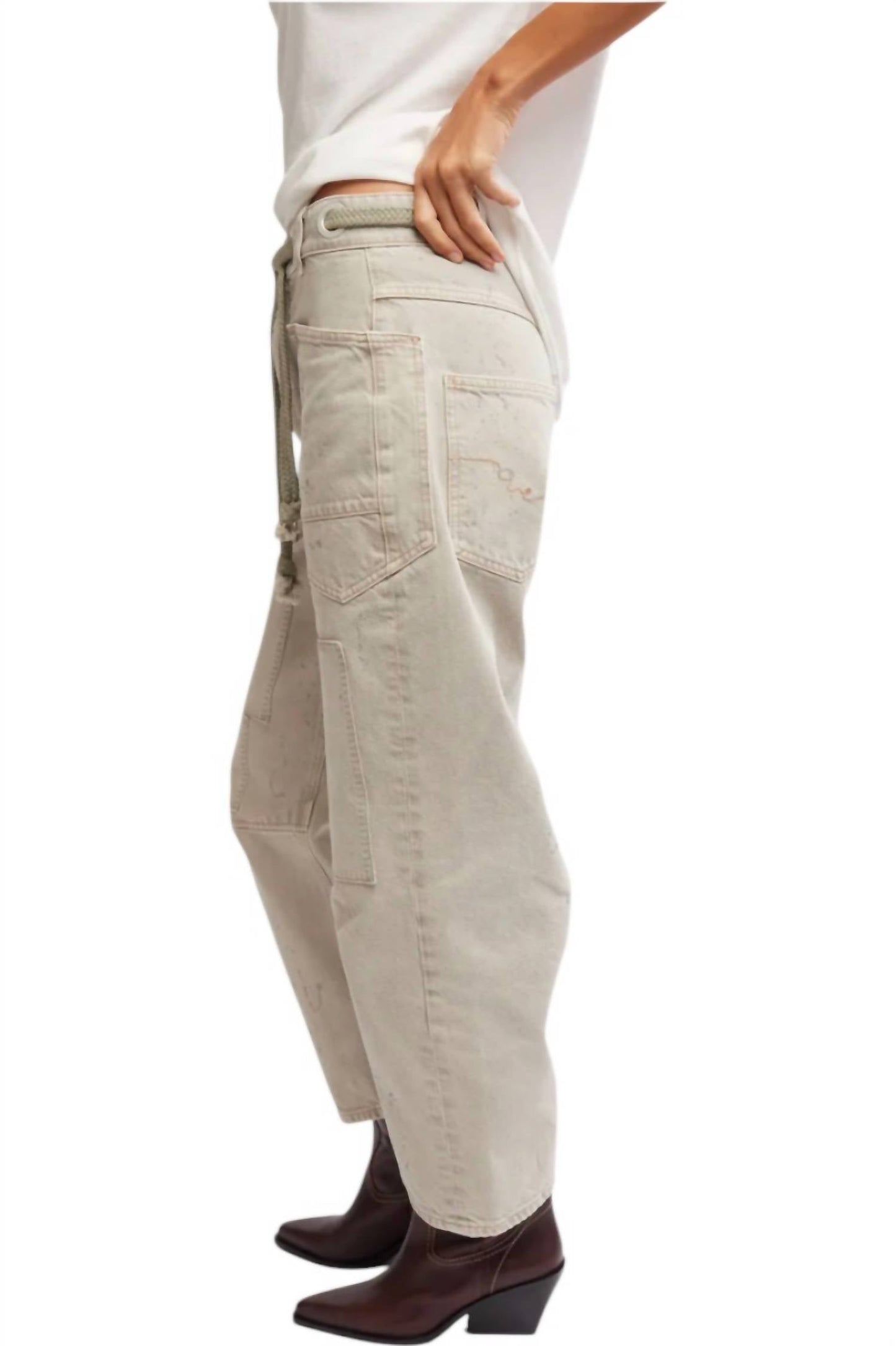 Free People - Moxie Low Slung Pull On Pants