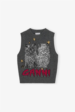 Ganni - Cats Vest