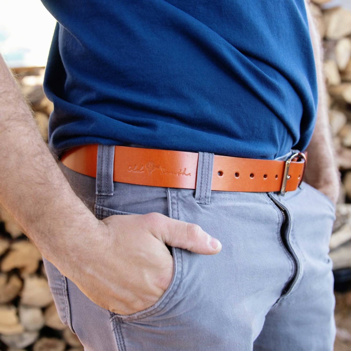 Old South Apparel - Men's Leather Belt