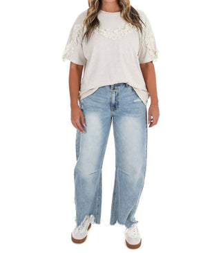 Fantastic Fawn - Stay Awhile Ruffle Top