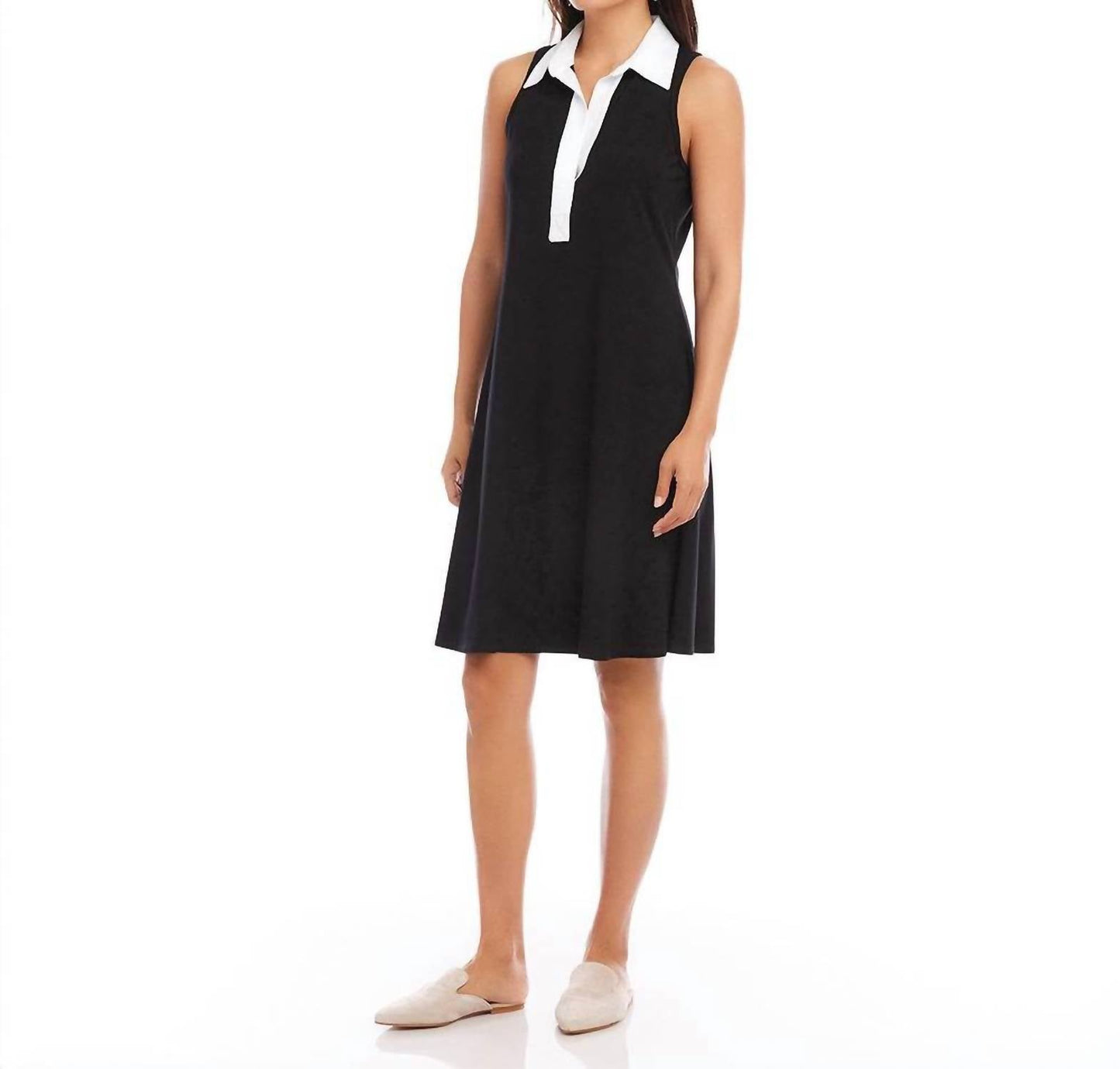 Karen Kane - Contrast Placket Dress