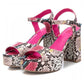 Xti - WOMEN'S HEELED PLATFORM SANDALS
