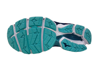 Mizuno Women's Wave Sky 2 Running Shoes Teaberry/Blue Size 6.5 B(M) Us