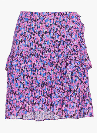 Berenice - Jupe Courte Volants Imprimee Skirt