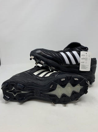 Adidas Men's Diamond King SN Low Baseball Cleat Shoes Black/White