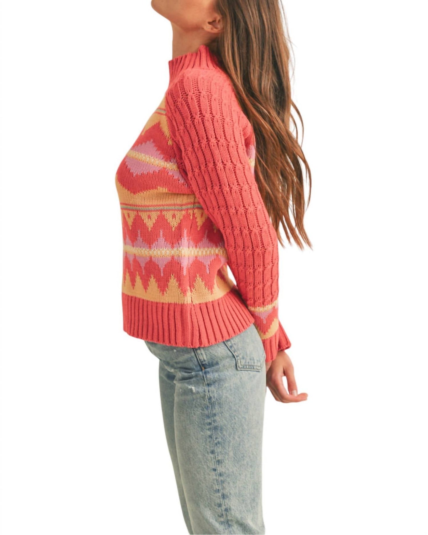 &Merci - Faire Isle Turtleneck Sweater