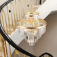Golden Luxury Crystal Chandelier 23.6 Inch