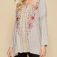 Andree By Unit - Ocho Rios Embroidered Top - Plus