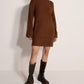 Apricot - Boucle Knit Fisherman Jumper Mini Dress