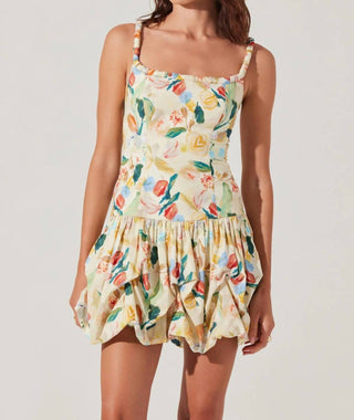 Astr - Petal Party Drop Waist Bubble Dress
