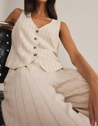 Z Supply - Belfort Pinstripe Vest & Bennett Pinstripe Pant Set
