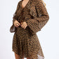 Sage The Label - Be Fierce Leopard Chiffon Ruffle Top
