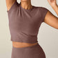 Beyond Yoga - Featherweight Let Go Twist Back Crop Top