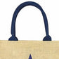 22Tote - Women's Lightweight Star Straw Tote Bag
