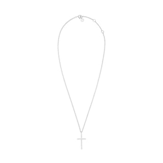 Eklexic - Women's Cz Cross Pendant Necklace